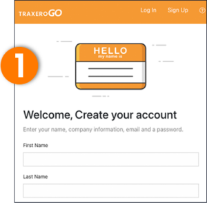 Create your free TraxeroGO account