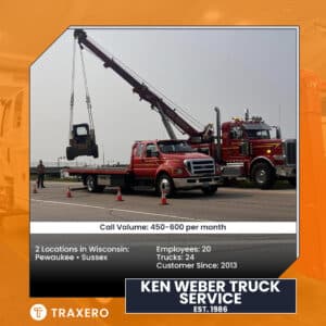 Ken Weber Truck Service Stats